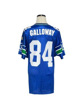 Wilson Seahawks Joey Galloway #84 Vintage 90s Blue NFL Jersey Large Made In USA